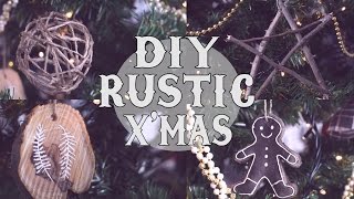 DIY Rustic Christmas Tree Ornaments [upl. by Oletha]