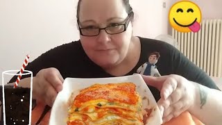 MUKBANG LASAGNE FATTE IN CASA 🤭 NON MIA🤣 [upl. by Sidwohl]