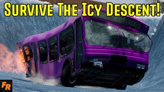 Survive The Icy Descent Part 2  BeamNG Drive  Heavyweight Showdown [upl. by Feldstein]