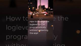 Oracle BRM  Change loglevel without restart for CM YouTube Shorts [upl. by Schroth]