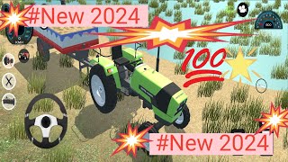 Indian Tractor Simulator 2 Gameplay Best Tractor Gameplay New Tractor Gameplay For Android [upl. by Corydon]