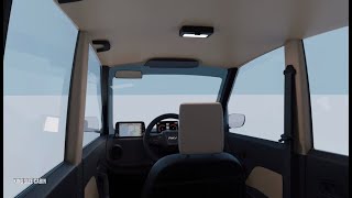 EaSE interior Reveal  Personal Mobility Vehicle PMV  Smart Microcar [upl. by Flor]