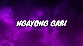 Al James  Ngayong Gabi Lyrics [upl. by Zora]