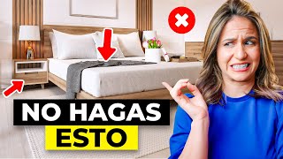 12 ERRORES EN TU DORMITORIO  Alternativas Fáciles de Lujo [upl. by Ginnie]