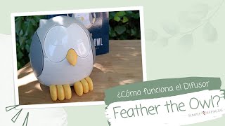 ¿Cómo funciona el difusor Búho Feather the Owl  Young Living [upl. by Aihsenet]