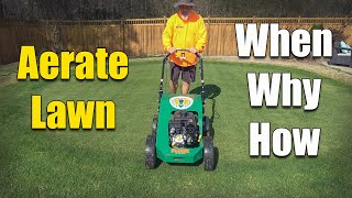 How and When to Aerate Your Lawn [upl. by Okiruy]