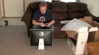 iMac 24quot unboxing Early 2009 [upl. by Eirbua]