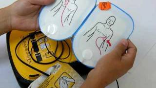 Desfibrilador Defibtech DEA AED  Apertura de parches Adultos [upl. by Gusella]