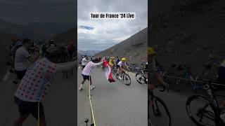 Tour de France Cime de la Bonette geçidinin son 100m sinde 2802 metre’de çıldırdığımız anlar tdf [upl. by Aliwt]