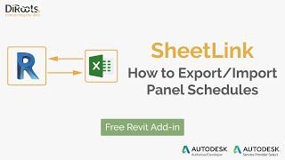 SheetLink  Revit  Excel  ExportImport Panel Schedules [upl. by Yespmed]