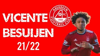 Vicente Besuijen  ADO Den Haag  Aberdeen FC GoalsampAssists  202122 [upl. by Yelac942]