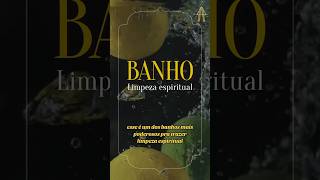 Banho poderoso Limpeza espiritual banhos [upl. by Follmer]