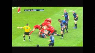 Brian ODriscoll tackle v Munster when injured [upl. by Incrocci]