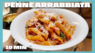 Authentic Italian Penne Arrabiata in 10 mins [upl. by Reggie]