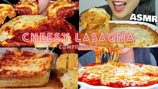 🧀 LASAGNE MUKBANG COMPILATION  ASMR BIG BITES  SATISFYING SOUNDS [upl. by Jurdi684]