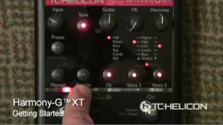 TC Helicon Voicetone HarmonyG XT Tutorial 2  UniqueSquaredcom [upl. by Aitnyc]