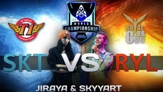 WCS  SKT vs RYL  Finale  Game 2  Skyyart amp Jiraya Vidéo FR [upl. by Arreyt]