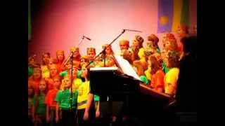 Chanticleer Childrens Chorus of WV sings Siyahamba Zulu [upl. by Wulf993]