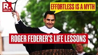 Effortless Is A Myth Roger Federer Talks Tennis Talent amp Nadal In Inspiring Speech At Dartmouth [upl. by Graham]