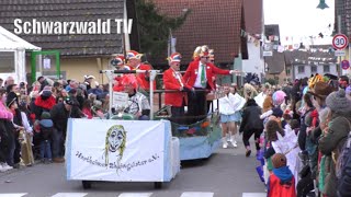 🥳🎉 Jubiläumsumzug 🎺🥁 60 Fasnachtsumzug in Hartheim am Rhein am 11022024 mit Moderation [upl. by Nerehs58]