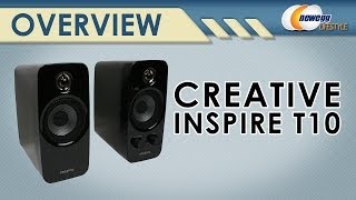 Creative Inspire T10 10 Watts RMS 20 Speaker System Overview  Newegg Lifestyle [upl. by Dulcle]