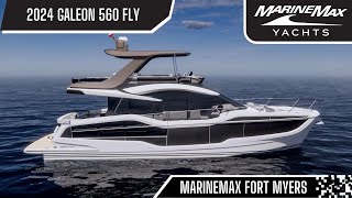 2024 Galeon 560 Fly Walkthrough At MarineMax Fort Myers [upl. by Ashwell461]