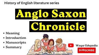 Anglo Saxon chronicle  Anglo Saxon chronicles summary  Anglo Saxon chronicle in old English [upl. by Aivilys]