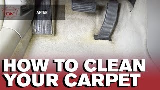 How to clean your Cars Carpet by hand [upl. by Yamauchi979]