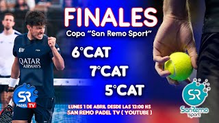 Finales Copa quotSan Remo Sportquot padel final padelamateur sanremopadeltv envivo live [upl. by Macy]