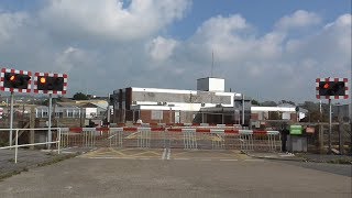 Newhaven Harbour Level Crossing [upl. by Ennovy127]