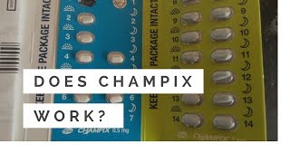 Does Champix Actually Work Varenicline Review 2018 [upl. by Eedahs]