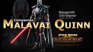 SWTOR Sith Warrior  Malavai Quinn Conversations [upl. by Ylera]