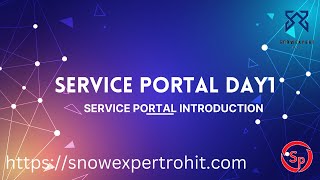 Service Portal D1  Service Portal Introduction [upl. by Naujit]