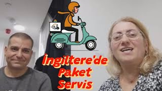 İngilterede Paket Servis deliveroo ingiltere delivery [upl. by Slocum]