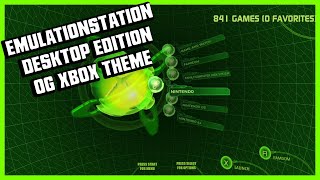 OG XBOX Emulationstation desktop edition themes [upl. by Hightower]