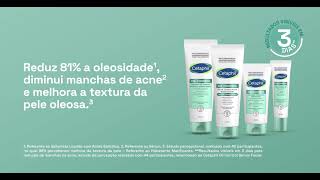 Pele Oleosa e Sensível Apresentando o Sérum Tripla Ação Cetaphil [upl. by Lyrem467]