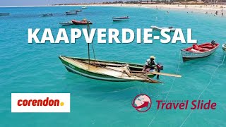 video Corendon Kaapverdie Sal reisbureau Travel Slide Rotterdam Airport Oasis Salinas Sea [upl. by Kassaraba]