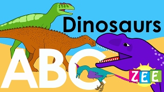 Dinosaur Alphabet Zee  ABC of Dinosaurs  Learn about dinosaurs  NurseryTracks [upl. by Beauchamp]