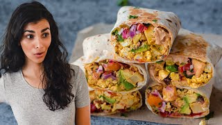 How to make incredible vegan breakfast burritos at home [upl. by Enalahs682]