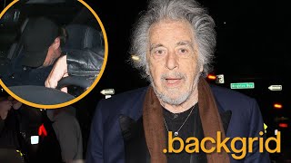 Al Pacino amp Leonardo DiCaprio enjoyed a lengthy dinner at Cipriani in Beverly Hills [upl. by Ohcamac]