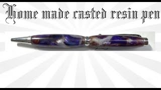 home made resin pen on new lathe [upl. by Mongeau]