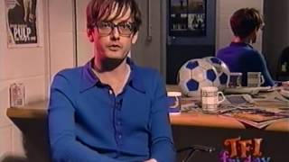 Jarvis Cocker  TFI Friday Interview RE Michael JacksonBrit Awards incident 23021996 [upl. by Aihsela]