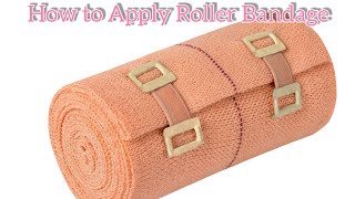 How To Apply Roller Bandage5minute school of nursing [upl. by Erminia447]