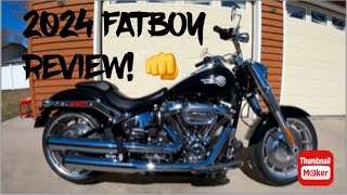 2024 Harley Davidson Fatboy Review [upl. by Id]