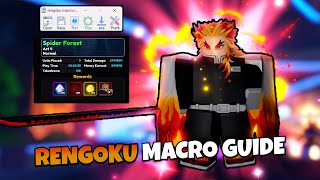 New and SIMPLE Macro For RENGOKU in ANIME VANGUARDS [upl. by Eirhtug]