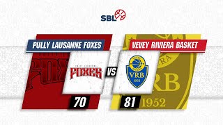 Pully Lausanne Foxes vs Vevey Riviera Basket  Game Highlights [upl. by Keelin288]