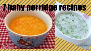 7 baby rice cereal porridge food recipes for 56 month babypart 1 [upl. by Rita802]