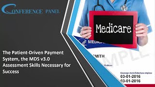 The PatientDriven Payment System PDPM the MDS v30 Assessment Skills Necessary for Success [upl. by Atiluj874]