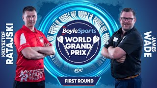 PDC World Grand Prix 2023 Round 1 Krzysztof Ratajski vs James Wade 2023 10 02 HUN [upl. by Genovera]