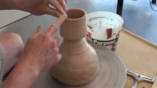 19 Throwing  Faceting Tea Cups  Bowls with HsinChuen Lin [upl. by Sidman]